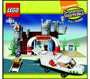 LEGO SpongeBob's Emergency 3832 Byggeinstruksjoner