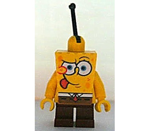 LEGO SpongeBob met Intent Look en Tongue Out minifiguur