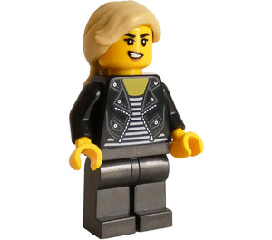 LEGO Sports Car Driver with Tan Ponytail Minifigure