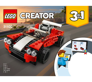 LEGO Sports Car 31100 Byggeinstruksjoner