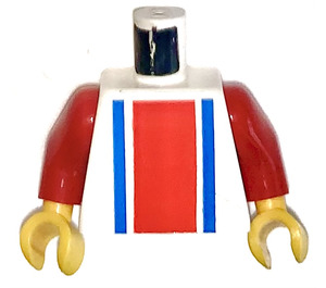 LEGO Sport Torso No. 9 auf der Rückseite (973)