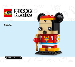 LEGO Spring Festival Mickey Mouse 40673 Instructions