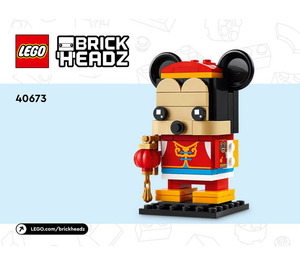 LEGO Spring Festival Mickey Mouse 40673 Ohjeet