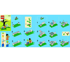 LEGO Springtime Scene 40052 Instruktioner