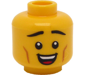 LEGO Sprinter Head (Recessed Solid Stud) (3274 / 105585)