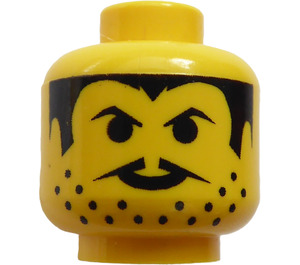 LEGO Spyrius Chief Head (Safety Stud) (3626)