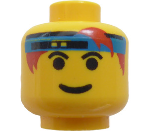 LEGO Spyrius with Blue Headband Head (Safety Stud) (3626)