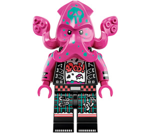 LEGO Squid Drummer minifiguur