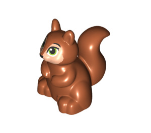 LEGO Squirrel with Green Eyes and Flesh Face (26403)