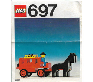 LEGO Stage Coach Set 697 Instructions