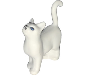 LEGO Standing Cat with Long Thin Tail with Blue Eyes (6175 / 49072)