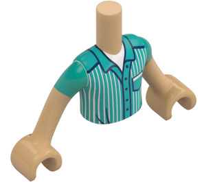 LEGO Stanley met Donkerrood Broek Friends Torso (Boy) (73161)