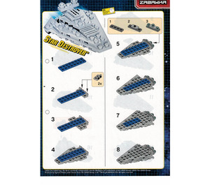 LEGO Star Destroyer 911842 Instrukce