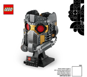 LEGO Star-Lord's Helmet Set 76251 Instructions