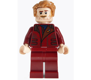 LEGO Star-Lord med Mörkröd Ben Minifigur