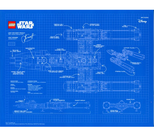 LEGO Star Wars 75181 Y-Wing Blue Print (Black VIP Card Exclusive) (5005624)