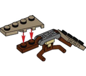 LEGO Star Wars Advent Calendar 2023 75366-1 Componente Day 23 - Ewok Glider