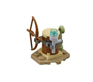 LEGO Star Wars Advent Calendar Set 75097-1 Subset Day 6 - Ewok Weapon Rack