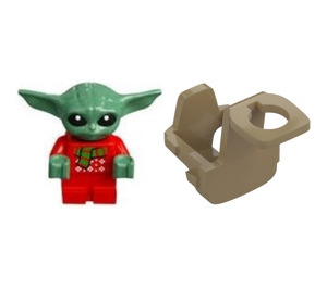 LEGO Star Wars Advent Calendar 75307-1 Delmängd Day 22 - Grogu 'The Child' with Christmas Jumper