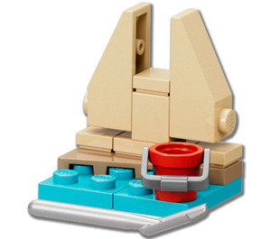 LEGO Star Wars Advent Calendar Set 75340-1 Subset Day 13 - Beach Scene