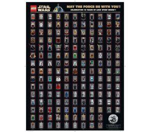 LEGO Star Wars Poster - 10th Anniversary Minifigures