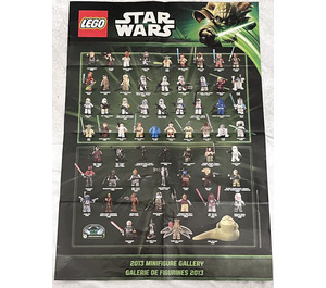 LEGO Star Wars Poster - Jabbas Segel Barge Poster / Minifigures (Doppelt Sided) (98463)