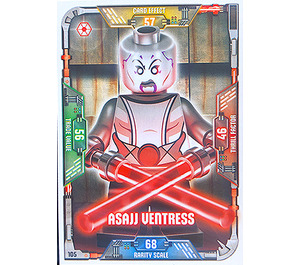 LEGO Star Wars Trading Card Game (English) Series 1 - # 105 Asajj Ventress Card