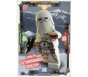 LEGO Star Wars Trading Card Game (Polish) Series 3 - # 110 Lojalny Szturmowiec Śnieżny