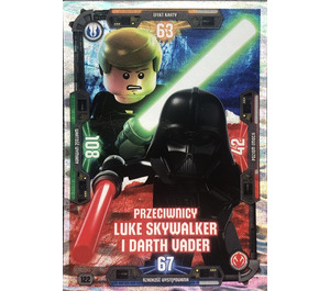 LEGO Star Wars Trading Card Game (Polish) Series 3 - # 122 Przeciwnicy Luke Skywalker i Darth Vader