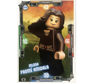 LEGO Star Wars Trading Card Game (Polish) Series 3 - # 15 Młoda Padmé Amidala