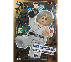 LEGO Star Wars Trading Card Game (Polish) Series 3 - # LE4 Luke Skywalker (Karta Limitowana)