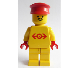 LEGO Station Master med Gul Skjorte Minifigur