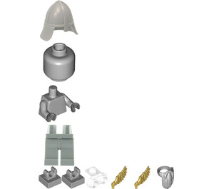 LEGO Statue with Pearl Gold Wings (40221) Minifigure