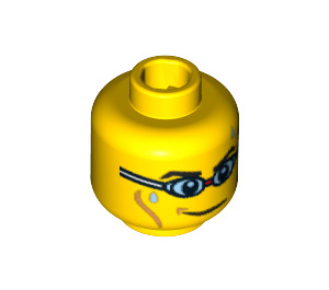 LEGO Stealth Swimmer Head (Safety Stud) (3626 / 12561)