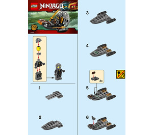 LEGO Stealthy Swamp Airboat Set 30426 Instructions