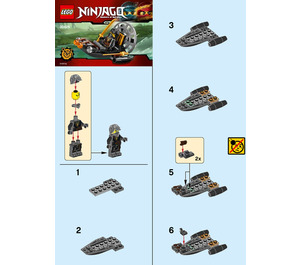 LEGO Stealthy Swamp Airboat 30426 Byggeinstruksjoner