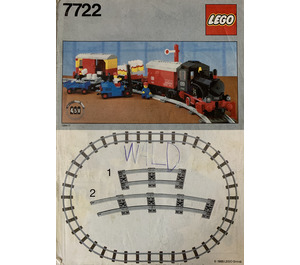 LEGO Steam Cargo Train Set 7722 Instructions