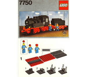 LEGO Steam Moteur avec Tender 7750 Instructions