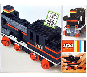 LEGO Steam Locomotive Set 721