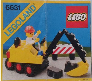 LEGO Steam Schaufel 6631 Instructions