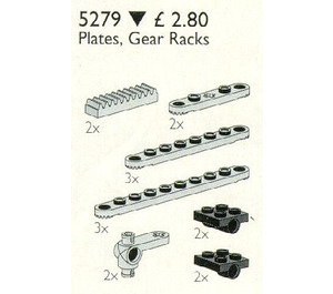 LEGO Steering Elements, Plates and Gear Racks Set 5279