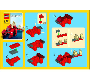 LEGO Stegosaurus 7605 Instructions