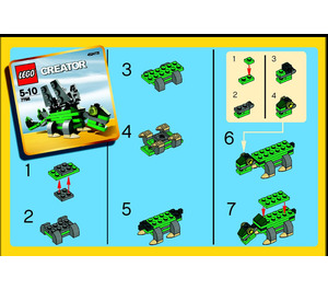 LEGO Stegosaurus Set 7798 Instructions