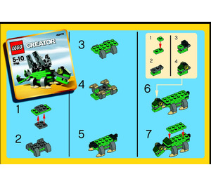 LEGO Stegosaurus 7798 Instructies