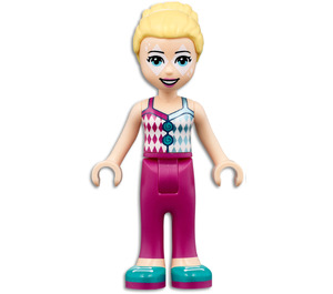 LEGO Stephanie Diamant Gezichtsverf Minifiguur