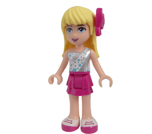 LEGO Stephanie, Magenta Layered Skirt Minifigur