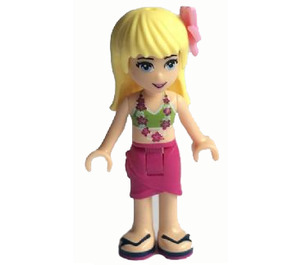 LEGO Stephanie, Magenta Wrap Skirt Figurine