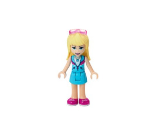 LEGO Stephanie, Medium azuurblauw Rok Minifiguur