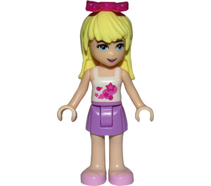 LEGO Stephanie, Medium Lavanda Falda Minifigura