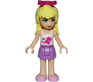 LEGO Stephanie, Medium Lavender Skirt Minifigure